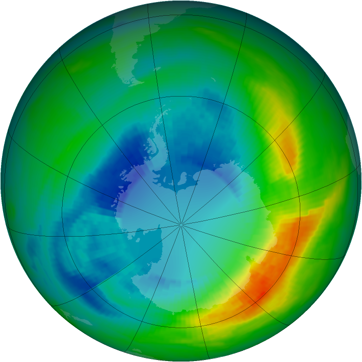 Ozone Map 1988-09-01